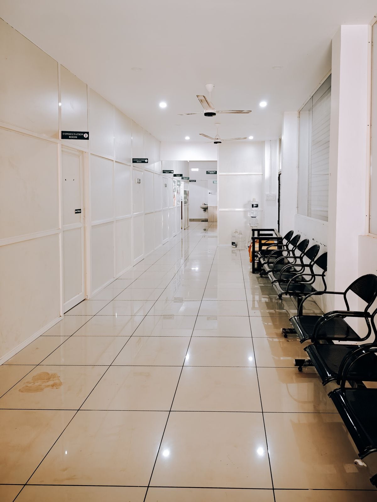 Clinic corridor